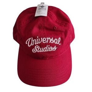 Universal Studios OS Red Embroidered Adjustable Cap
